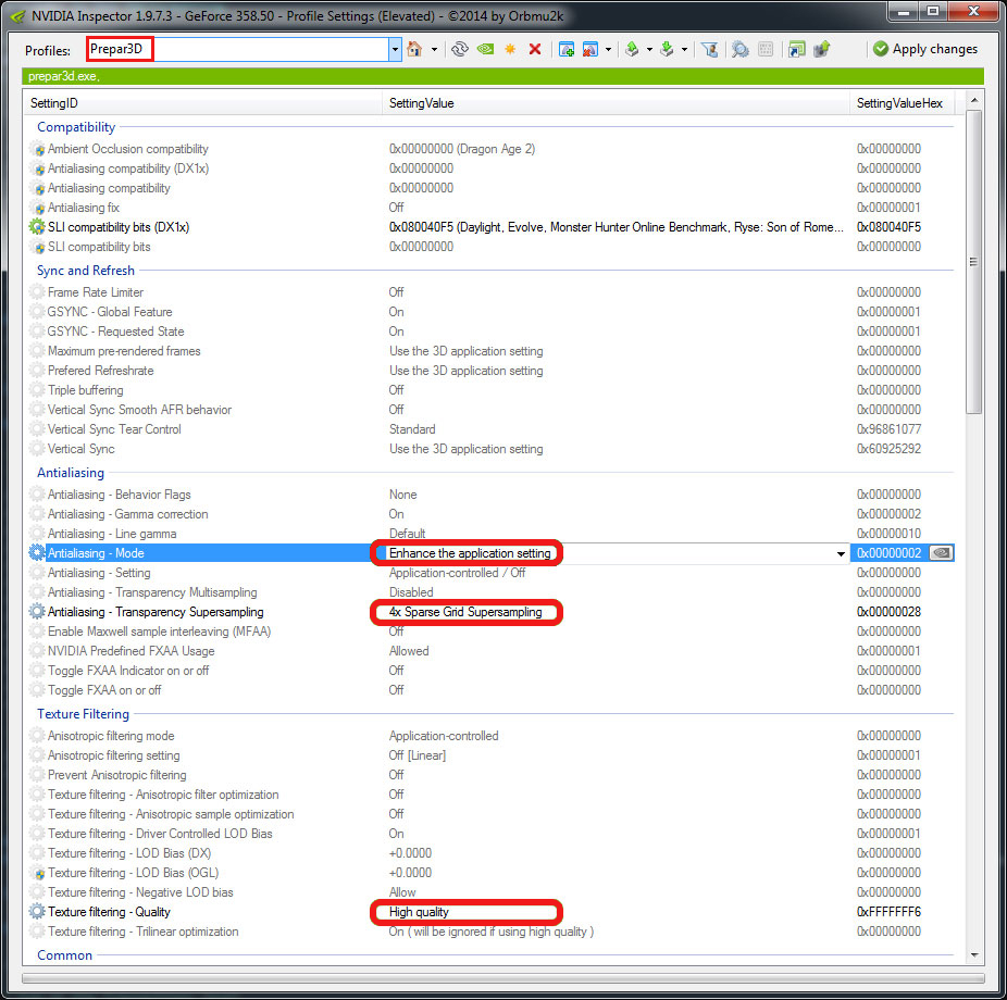 Nvidia Inspector Profiel - FsVisions.nl